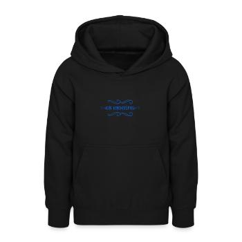 ein Kinderspiel - Teenager Hoodie - Schwarz - Vorne - AI Model Teenager Male light (155cm)