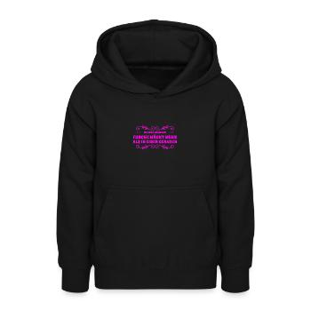 steh zu deinen Fehlern - Teenager Hoodie - Schwarz - Vorne - AI Model Teenager Male light (155cm)
