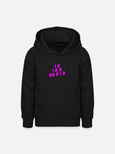 Gespräch auf bayrisch - Teenager Hoodie - Schwarz