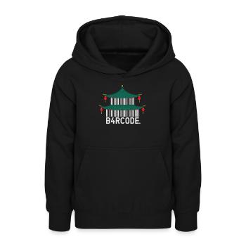 B4RCODE. Chinese Temple - Teenager Hoodie - Schwarz - Vorne - AI Model Teenager Male light (155cm)