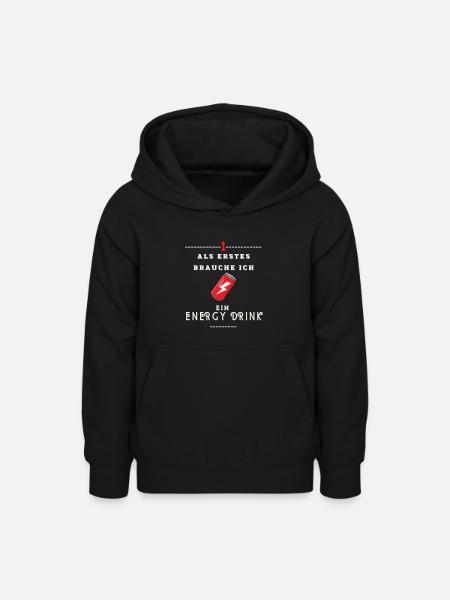 Energy Drink - Teenager Hoodie - Schwarz