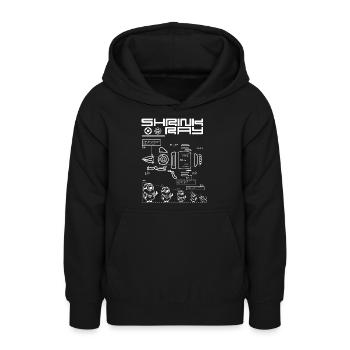 Minions Bauplan Für Schrumpfstrahler - Teenager Hoodie - Schwarz - Vorne - AI Model Teenager Male light (155cm)