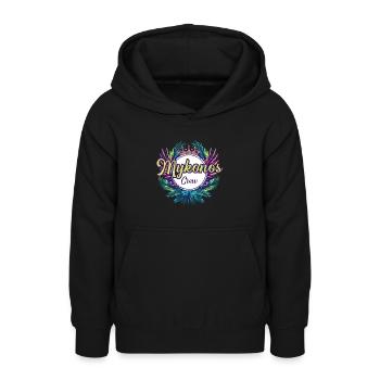 Mykonos Crew Urlaub - Teenager Hoodie - Schwarz - Vorne - AI Model Teenager Male light (155cm)