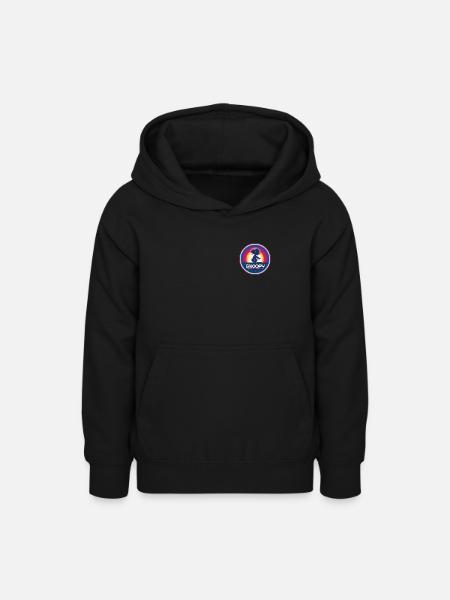 Peanuts Snoopy Auf Dem Mond - Teenager Hoodie - Schwarz