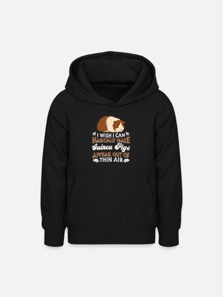 Meerschwein Meerschweinchen - Teenager Hoodie - Schwarz