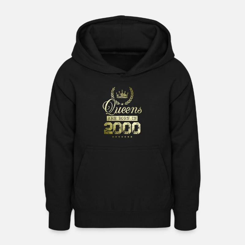 Queens nés en 2000 - Sweat à capuche Ado - noir