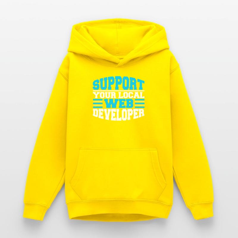 Web Developer Web Developer Support Teen Hoodie