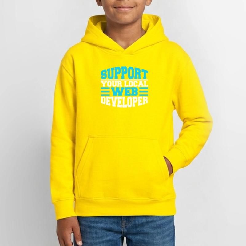 Web Developer Web Developer Support Teen Hoodie