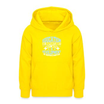 Web Entwickler Webdeveloper Lustig - Teenager Hoodie - Gelb - Vorne - AI Model Teenager Male dark (155cm)