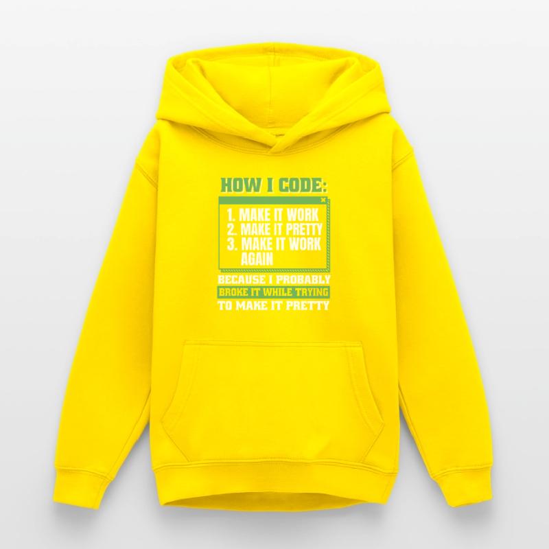 Developer, Coder, Programmer Teen Hoodie