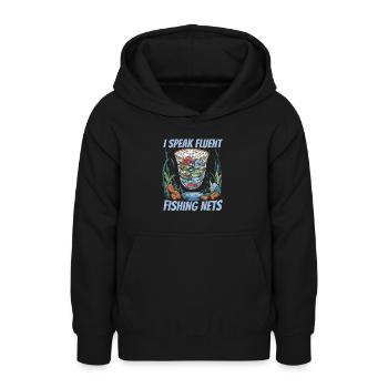 Fischer - Teenager Hoodie - Schwarz - Vorne - AI Model Teenager Male light (155cm)