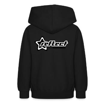 Reflect - Teen Hoodie - black - Back - AI Model Teenager Male light (155cm)