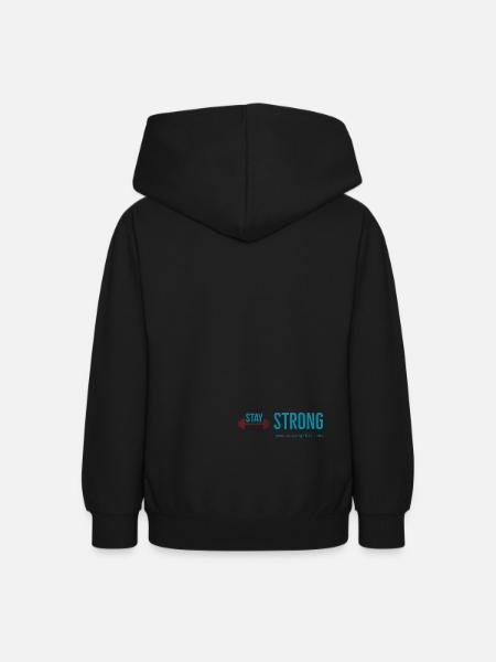 StayStrong fit - Teenager Hoodie - Schwarz