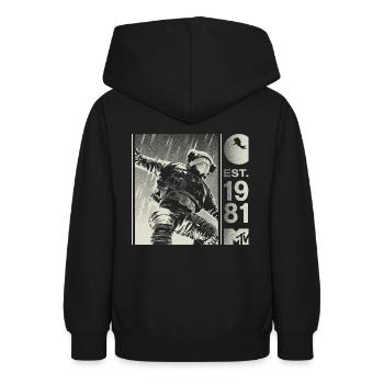 MTV Astronaut Est. 1981 Cool Impression Du Dos - Sweat à capuche Ado - noir - Dos - AI Model Teenager Male light (155cm)