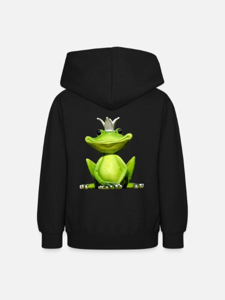 Hairo der Froschkönig - Teenager Hoodie - Schwarz