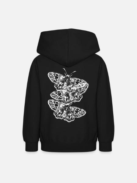 Emo / Punkrock / Gothic - Teenager Hoodie - Schwarz