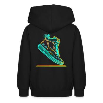 Sneaker Neon - Sweat à capuche Ado - noir - Dos - AI Model Teenager Male light (155cm)