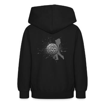Golf - Teenager Hoodie - Schwarz - Hinten - AI Model Teenager Male light (155cm)