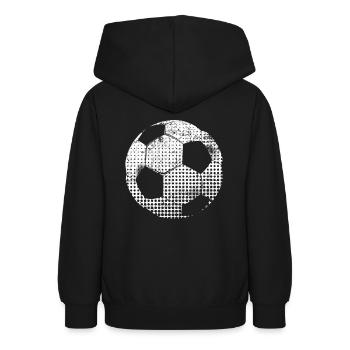 Fußball - Teenager Hoodie - Schwarz - Hinten - AI Model Teenager Male light (155cm)