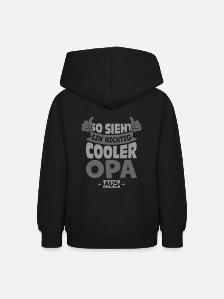 Bester Opa - Teenager Hoodie - Schwarz