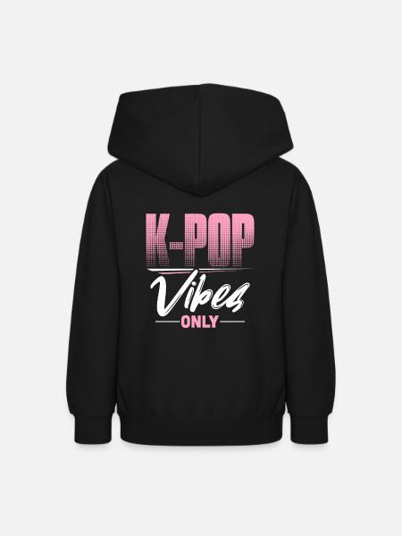 K-Pop - Teenager Hoodie - Schwarz