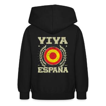 Cool Spain Design - Sweat à capuche Ado - noir - Dos - AI Model Teenager Male light (155cm)