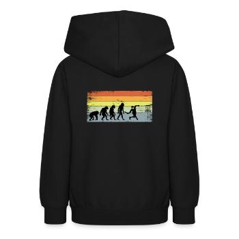Frisbee Golf, Frisbee Golf Disc Golf, Frolf - Sweat à capuche Ado - noir - Dos - AI Model Teenager Male light (155cm)