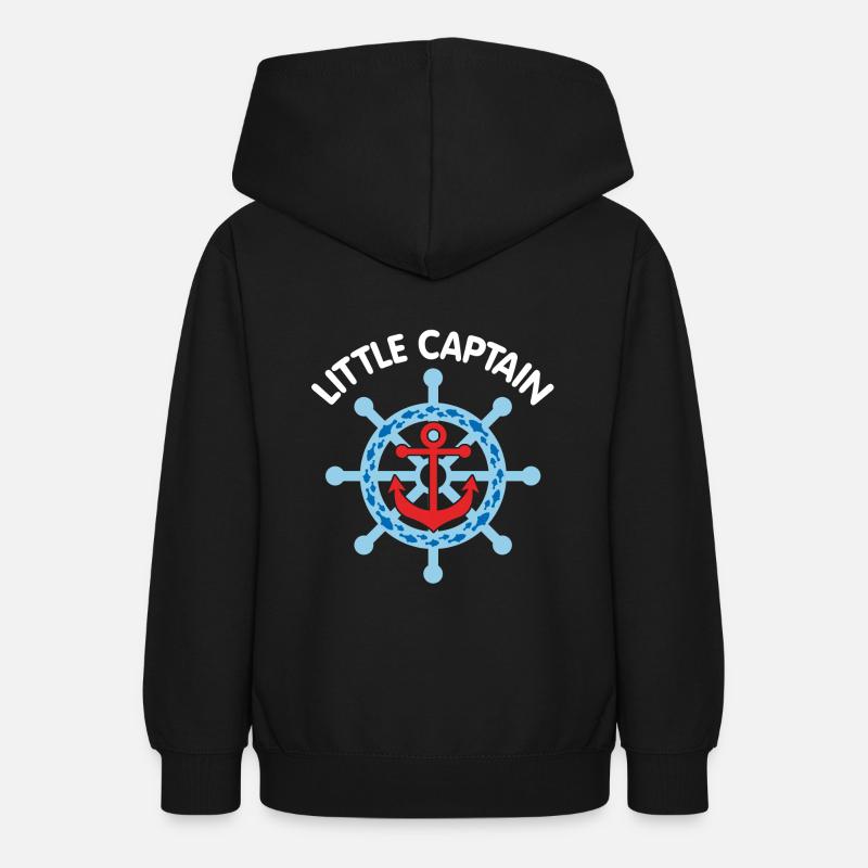 Petit capitaine - Sweat à capuche Ado - noir