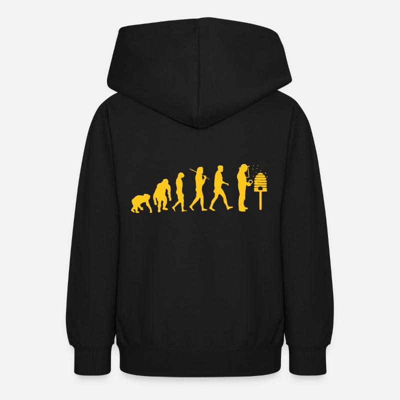 BEEKEEPER - Evolution - Beekeeper Gift - Teen Hoodie - black