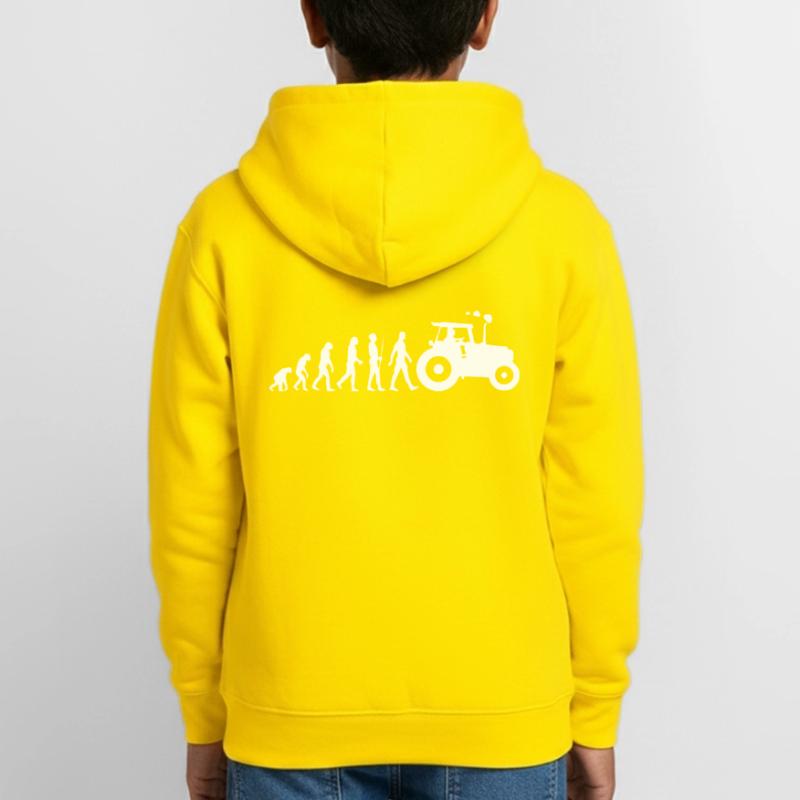 Tractor - Evolution - Trekker - Farmer Teen Hoodie