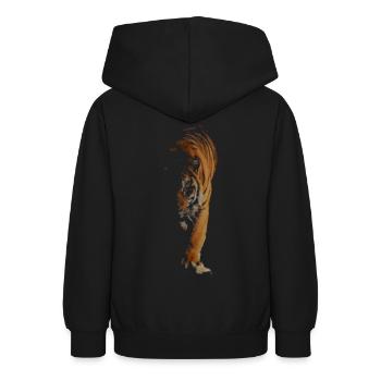Tiger - Teen Hoodie - black - Back - AI Model Teenager Male light (155cm)