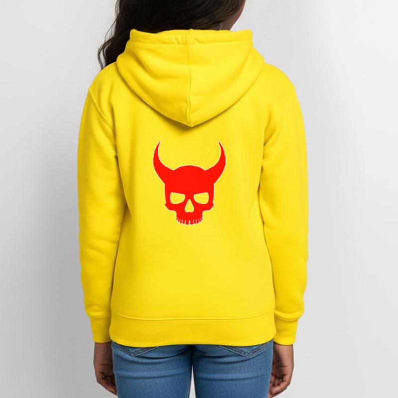 Devil Skull Teen Hoodie