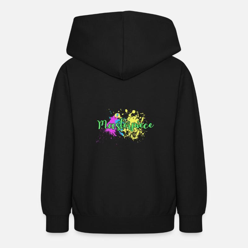 Painter masterpiece - Chef-d’œuvre peintre - Sweat à capuche Ado - noir