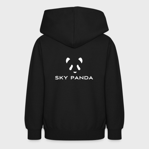Sky Panda White - Teenager Hoodie