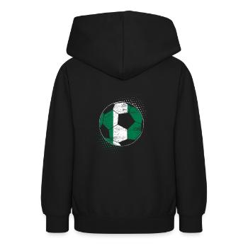 Nigeria - Sweat à capuche Ado - noir - Dos - AI Model Teenager Male light (155cm)