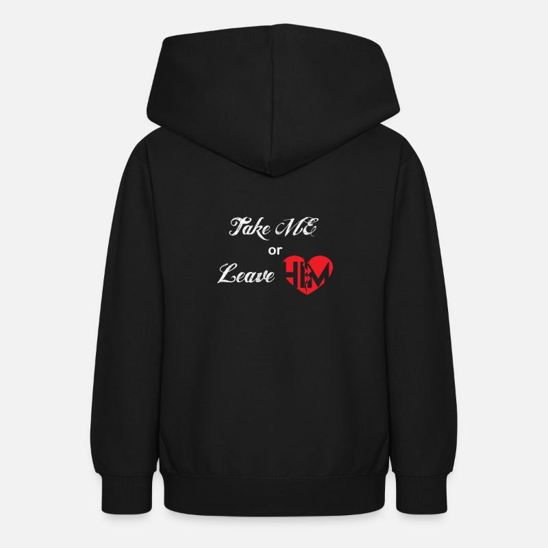 Amour disant - séparation disant - couple - amour - Sweat à capuche Ado - noir