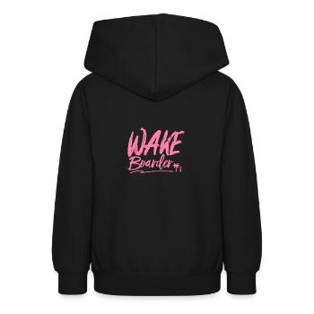 Wakeboard - Teen Hoodie - black - Back - AI Model Teenager Male light (155cm)