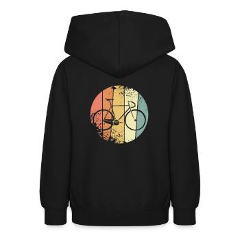 Rennrad - Teenager Hoodie - Schwarz - Hinten - AI Model Teenager Male light (155cm)