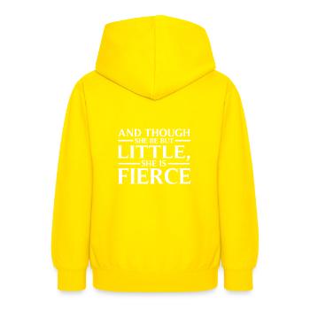 Shakespeare Littéraire citation sort théâtre drame - Sweat à capuche Ado - jaune - Dos - AI Model Teenager Male dark (155cm)