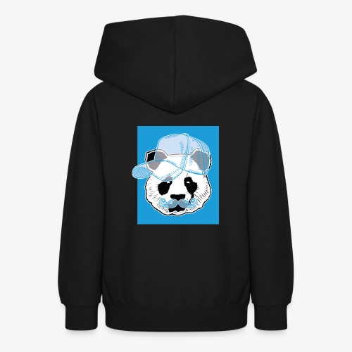 Panda - Cap - Mustache - Teenager Hoodie