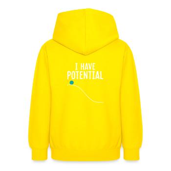 Physik Physiker Potential Lehrer Lustiges Geschenk - Teenager Hoodie - Gelb - Hinten - AI Model Teenager Male dark (155cm)