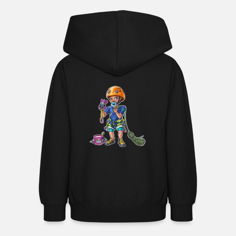 Petit bébé grimpeur 2 - Sweat à capuche Ado - noir