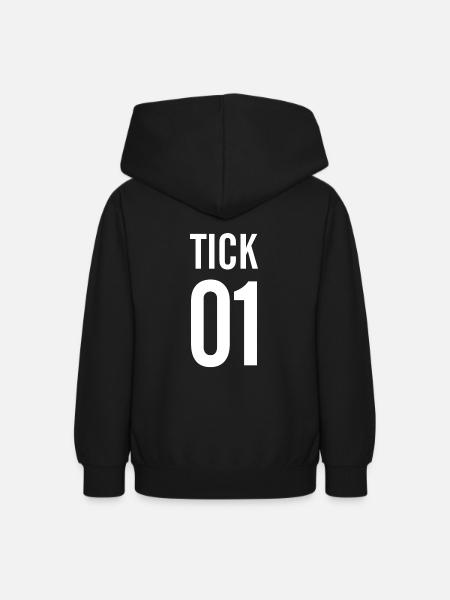 TICK - Teenager Hoodie - Schwarz