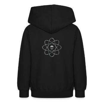Atom - Teenager Hoodie - Schwarz - Hinten - AI Model Teenager Male light (155cm)