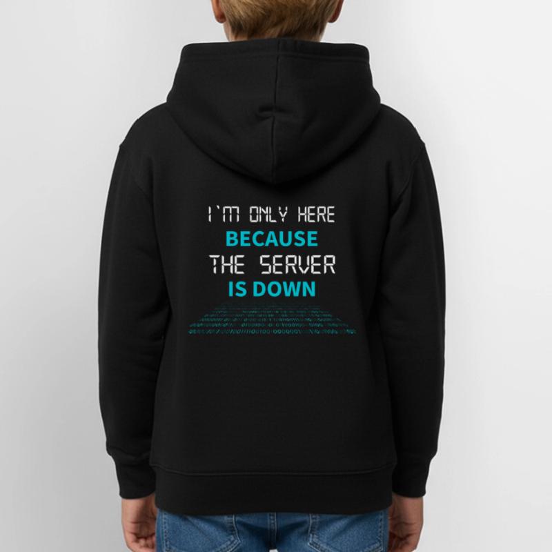 Nerd Coder Server Download Error 404 Teen Hoodie