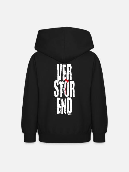 Verstörend - Teenager Hoodie - Schwarz
