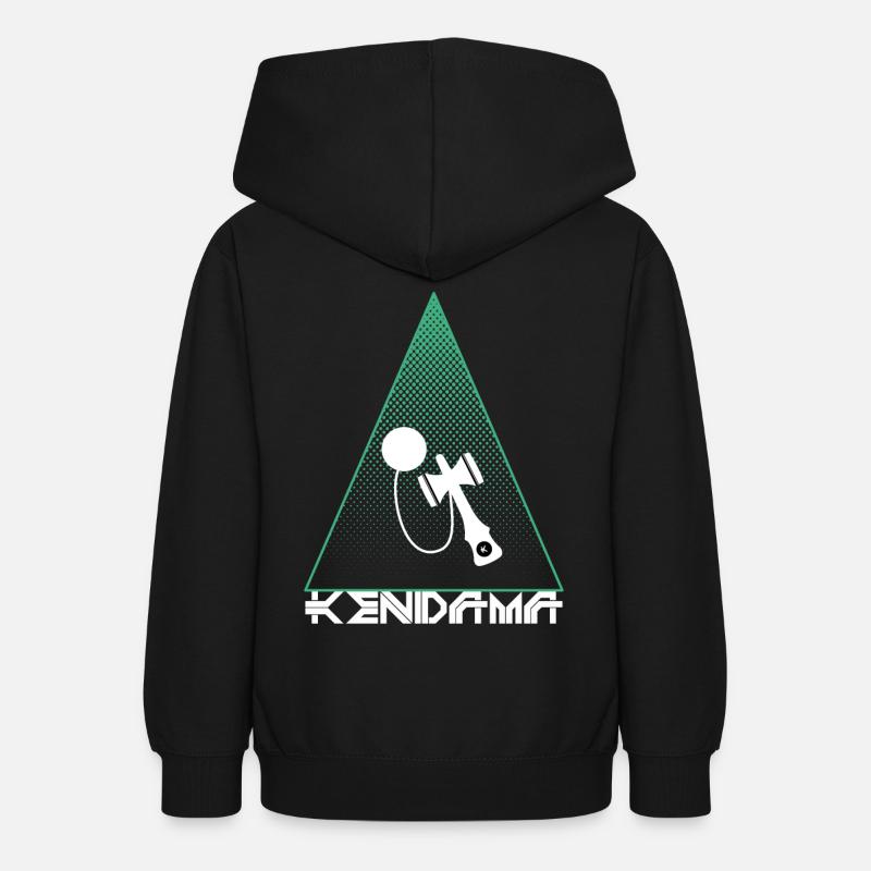 Kendama - Sweat à capuche Ado - noir