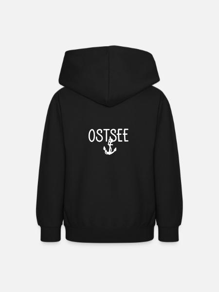 Ostsee - Teenager Hoodie - Schwarz