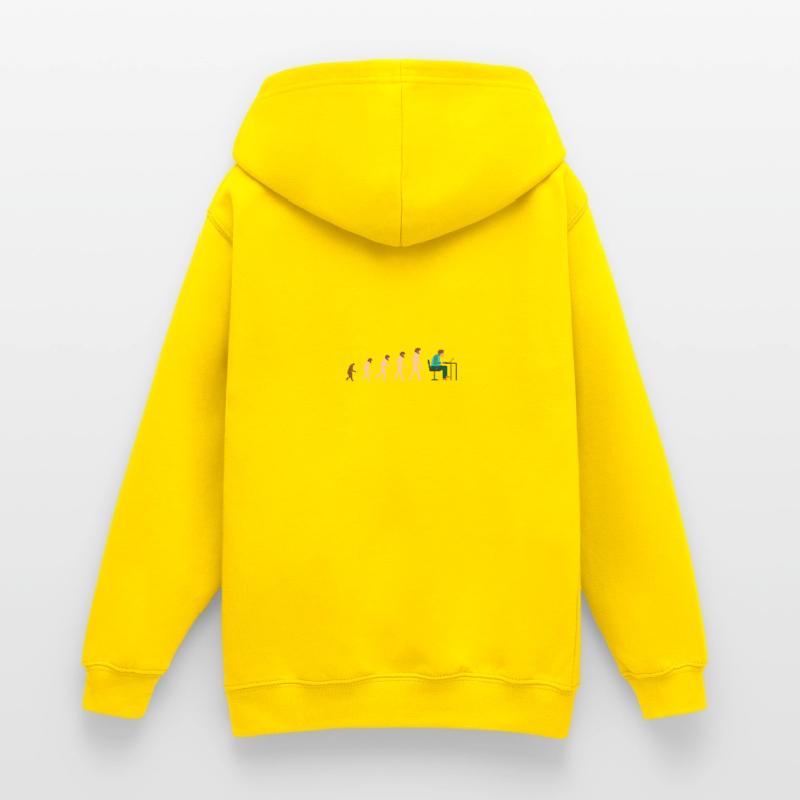 Evolution Developer Programmer Geschenkidee Teenager Hoodie