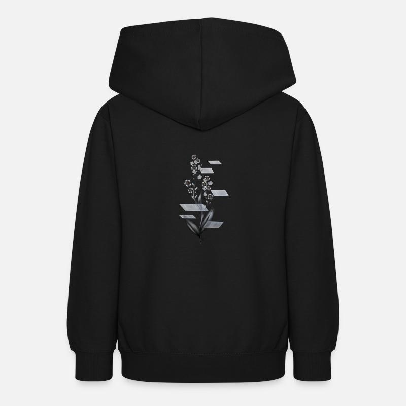 Myosotis - Sweat à capuche Ado - noir